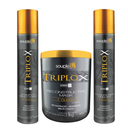 Набор для глубокого увлажнения волос Triplox